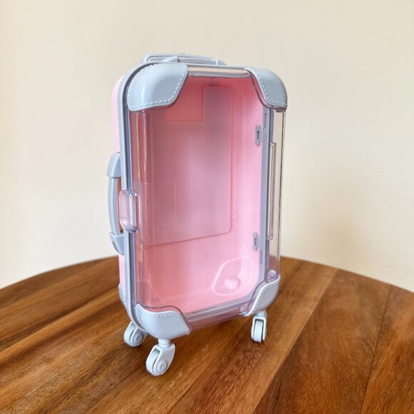 New Mini Pink Luggage Case Suitcase Organizer - Beauty Travel - Picture 5 of 9